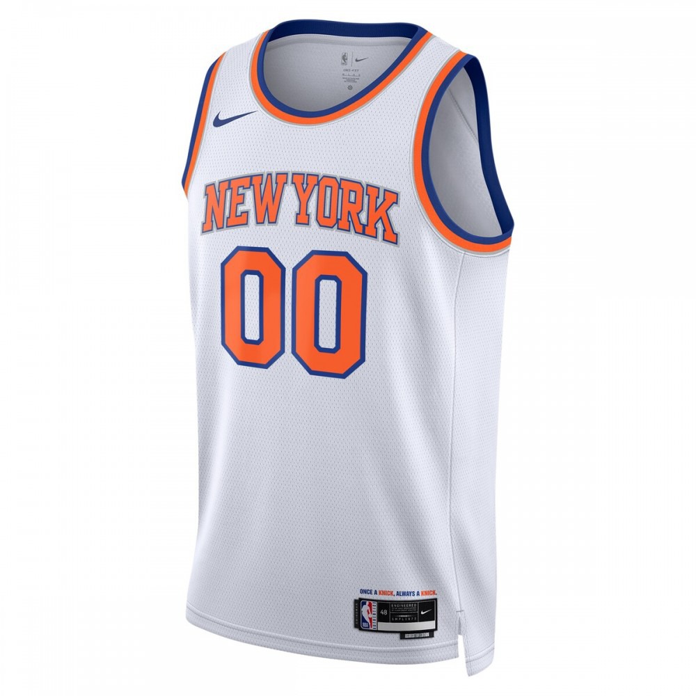 New York Knicks Unisex 2022/23 Swingman Custom Jersey White - Association Edition-Pro Kit Vault | Brand New 26/27 Sports Jerseys